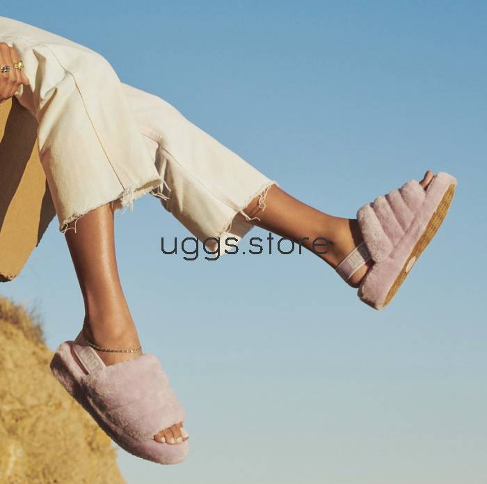 Сандали Fluff Yeah Slide Pink - uggs.store