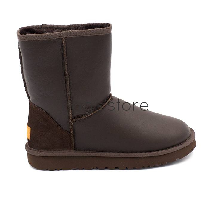 Classic Short Metallic Men's Chocolate (влагостойкие) - uggs.store