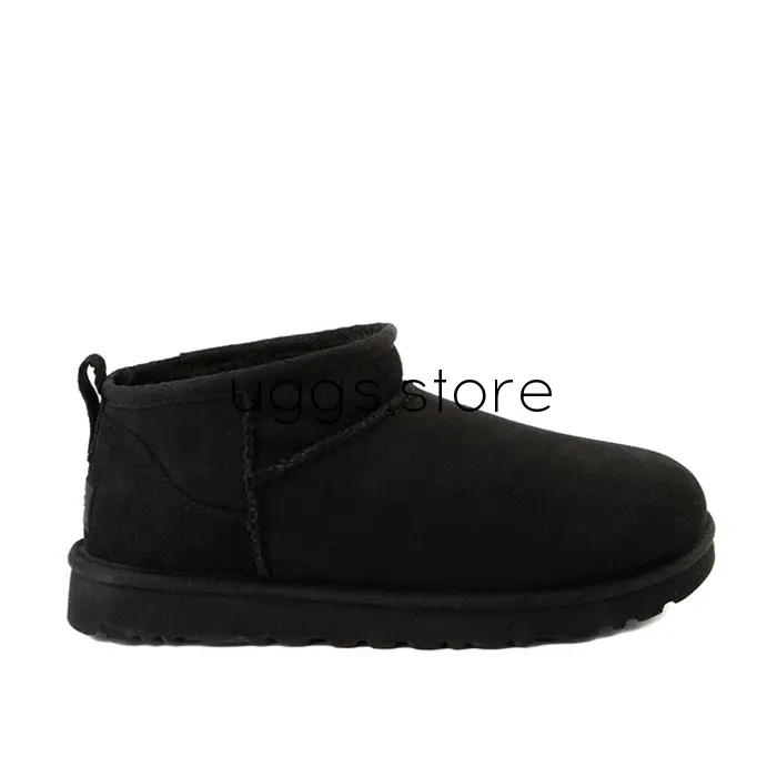 Classic Ultra Mini Kid's Black - uggs.store