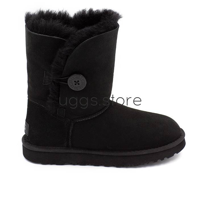 Bailey Button Kid's Black - uggs.store