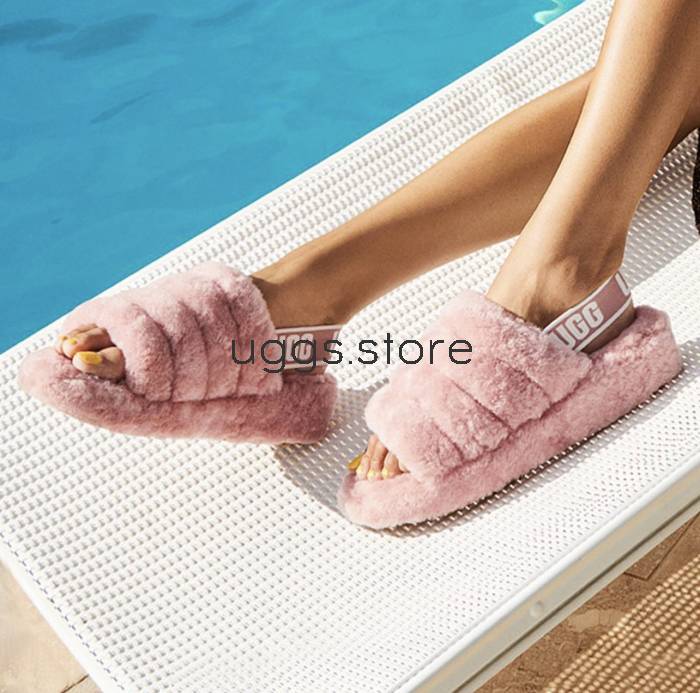 Сандали Fluff Yeah Slide Pink - uggs.store