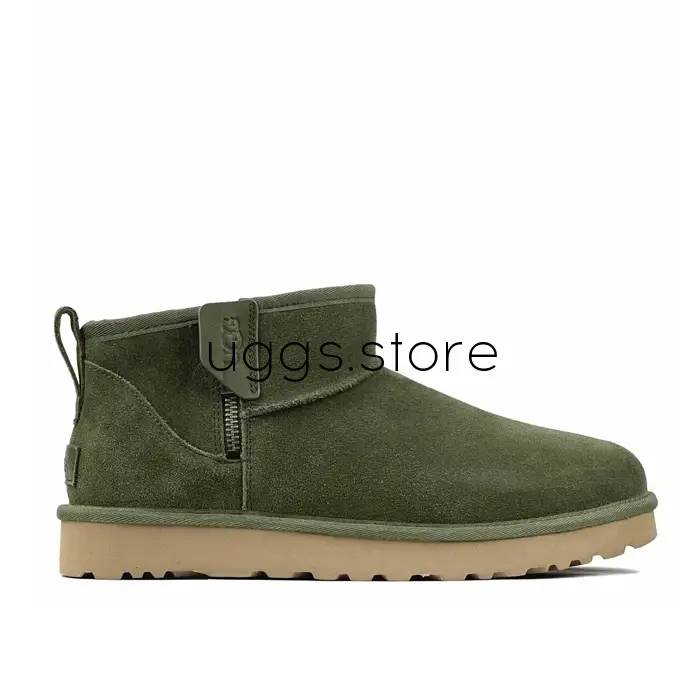 Classic Ultra Mini Zip Men's Burnt Olive - uggs.store