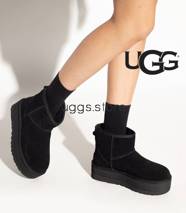 Classic Mini Platform Black - uggs.store