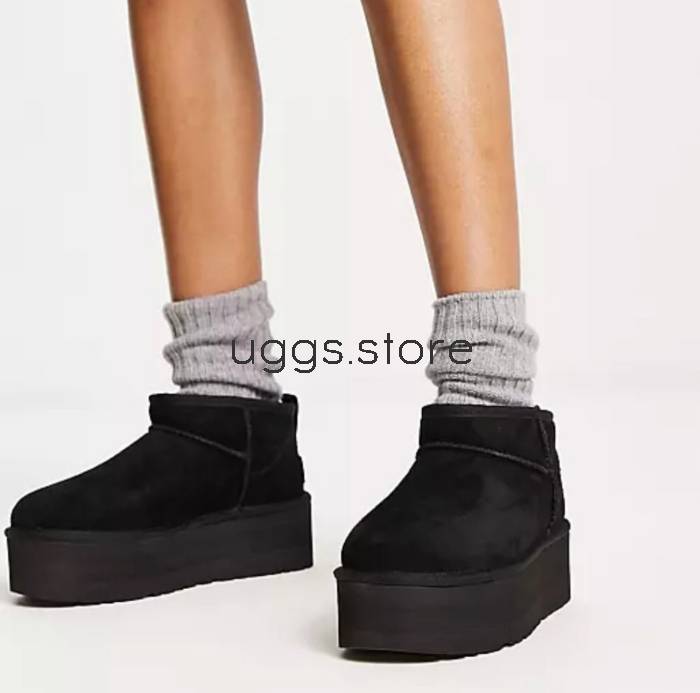 Classic Ultra Mini Platform Black - uggs.store