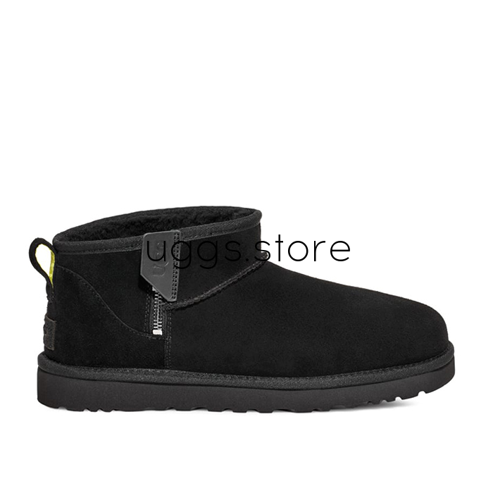 Classic Ultra Mini Zip Men's Black - uggs.store