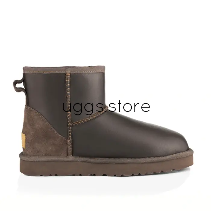 Classic Mini Metallic Men's Chocolate  (влагостойкие) - uggs.store