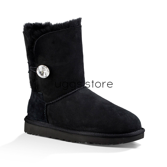 Bailey Button Bling Black - uggs.store