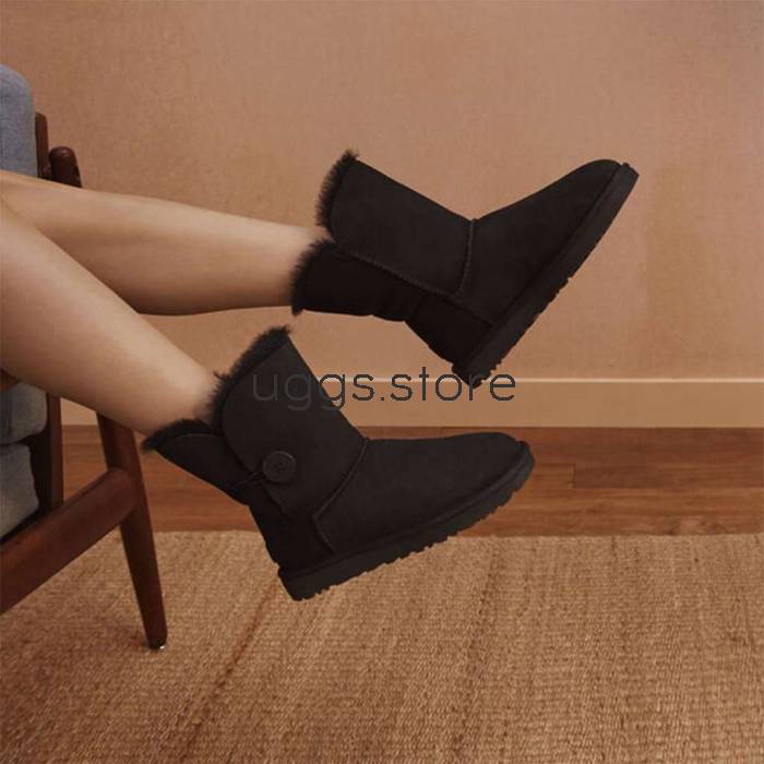 Bailey Button II Black - uggs.store