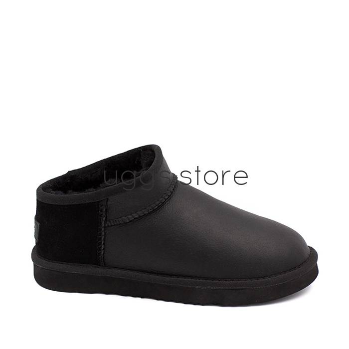 Classic Ultra Mini Metallic Black (влагостойкие) - uggs.store