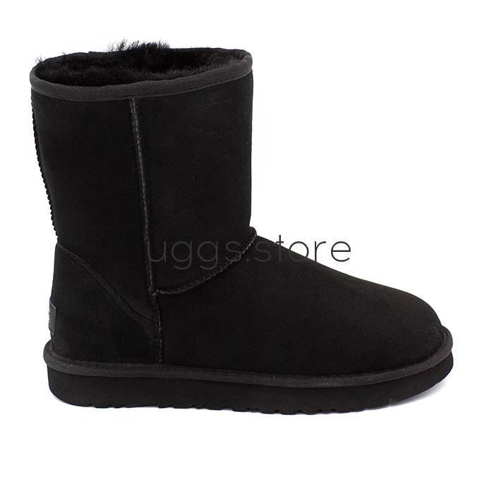 Classic Short II Boot Men's Black - uggs.store
