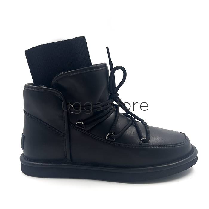 Levy Women's Leather Black (кожа) - uggs.store