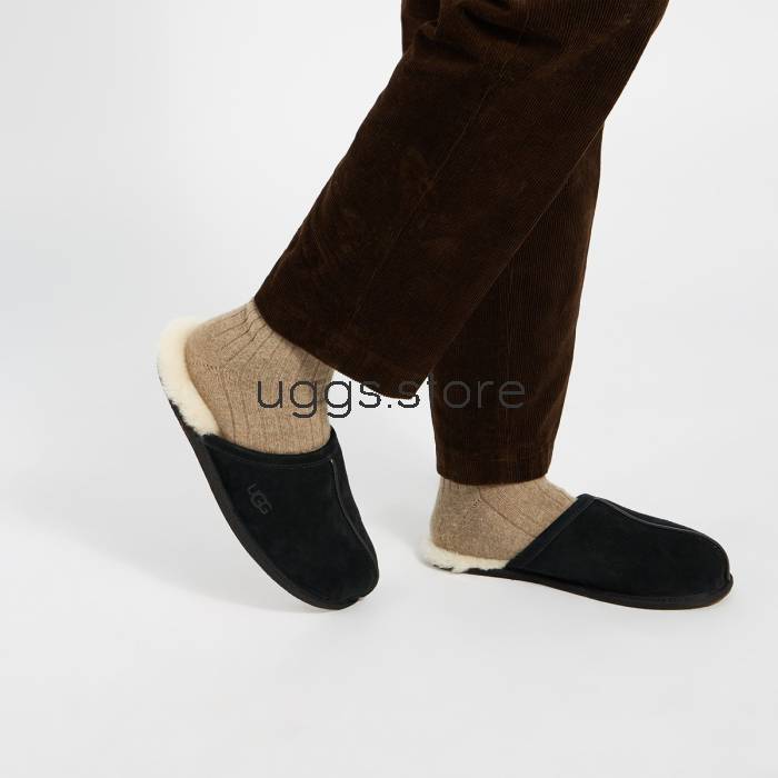 Тапочки Men's Scuff Slipper Black - uggs.store
