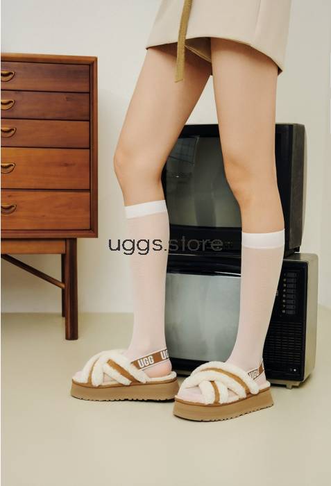 Disco Cross Slide Chestnut - uggs.store
