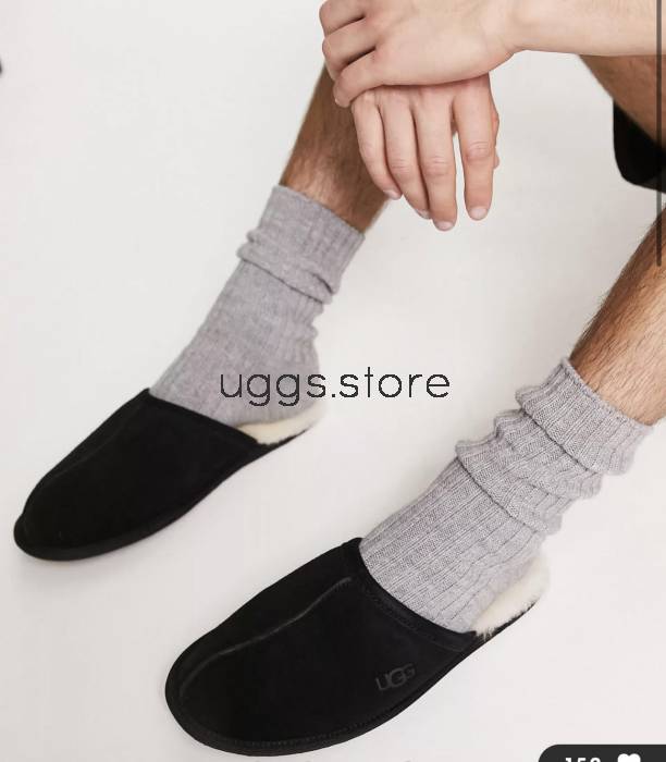 Тапочки Men's Scuff Slipper Black - uggs.store