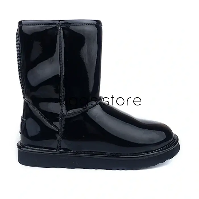 Classic Short Patent Black - uggs.store