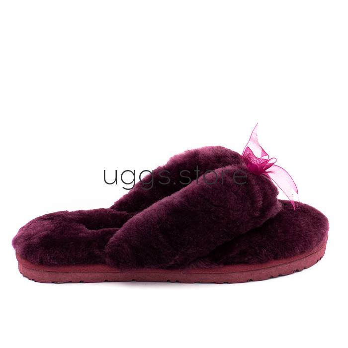 Тапочки Fluff Flip Flop II Purple - uggs.store