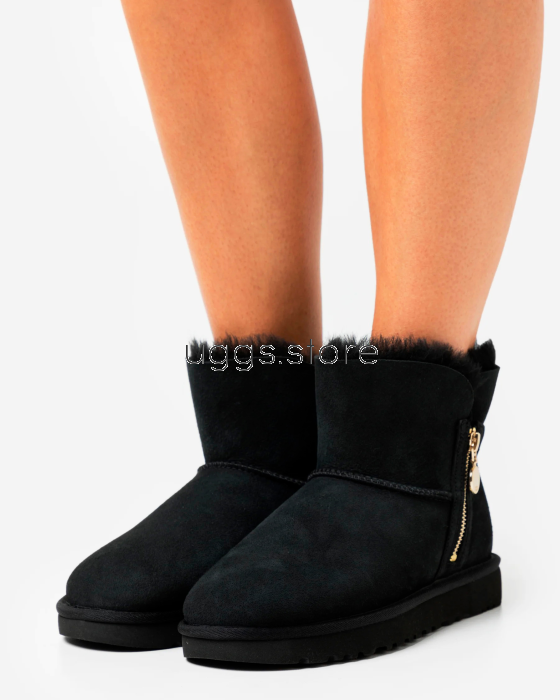 Bailey Zip Mini Black - uggs.store
