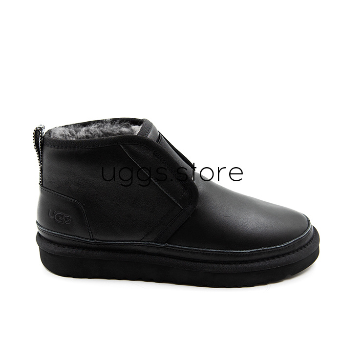 Neumel Flex Men's Leather Black - uggs.store