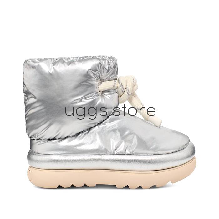 Classic Maxi Short Metallic Silver - uggs.store