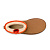 Classic Mini Zipper Tape Logo Chestnut / Orange - uggs.store