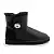 Mini Bailey Button Bling Metallic Black (влагостойкие) - uggs.store