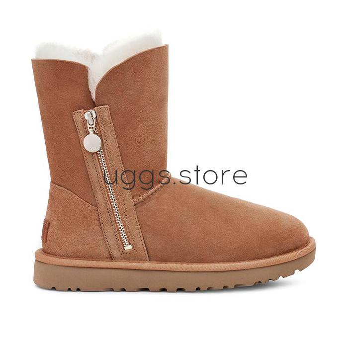 Bailey Zip Short Chestnut - uggs.store