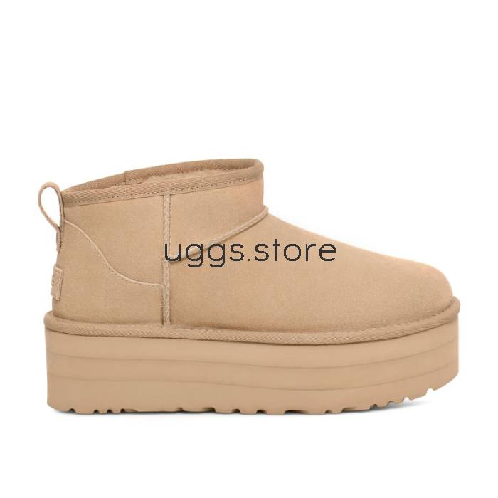 Classic Ultra Mini Platform Sand - uggs.store