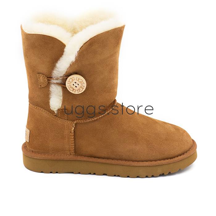 Bailey Button Kid's Chestnut - uggs.store