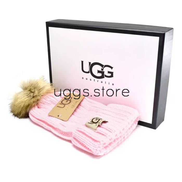 Шапка UGG Hat II Pink - uggs.store
