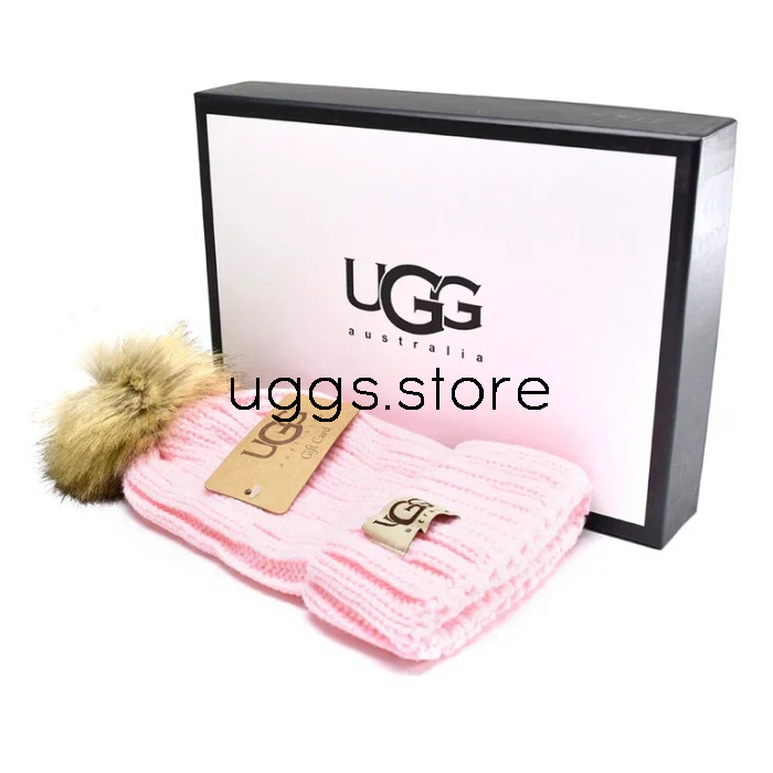 Шапка UGG Hat II Pink - uggs.store