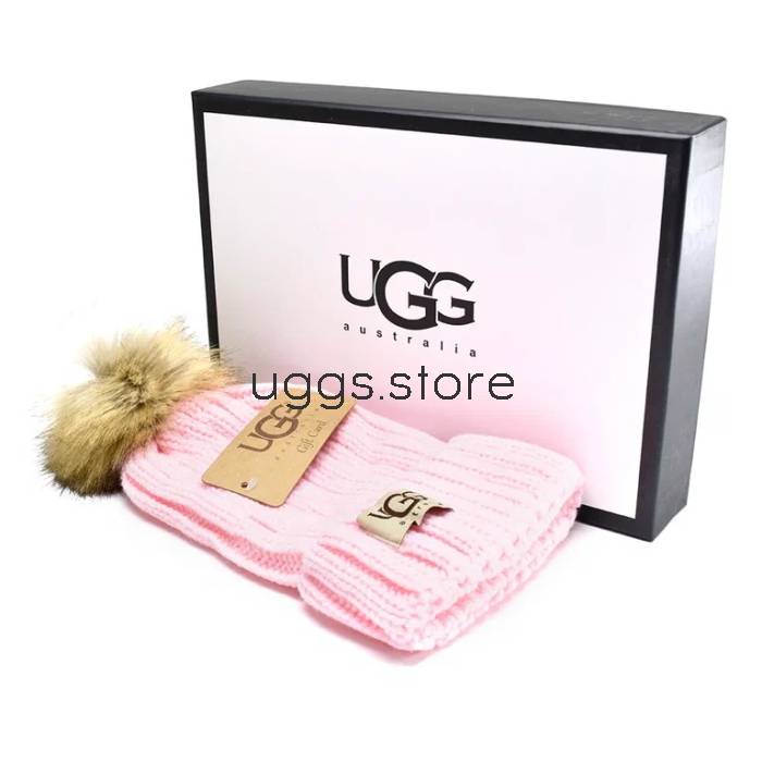 Шапка UGG Hat II Pink - uggs.store