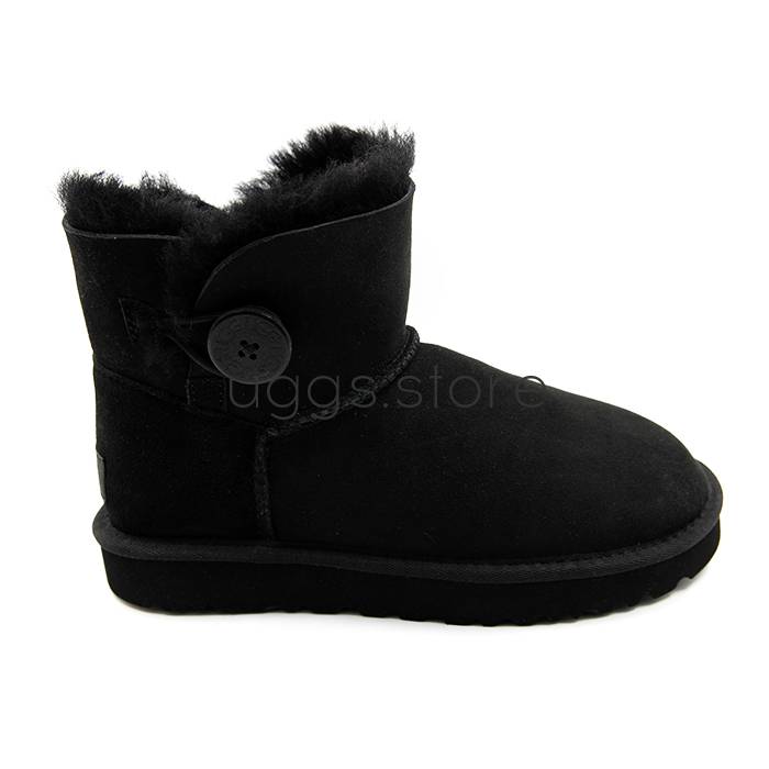 Mini Bailey Button II Black - uggs.store