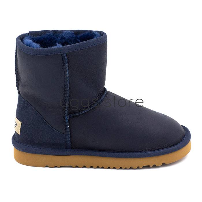 Classic Short Metallic Men's Navy (влагостойкие) - uggs.store