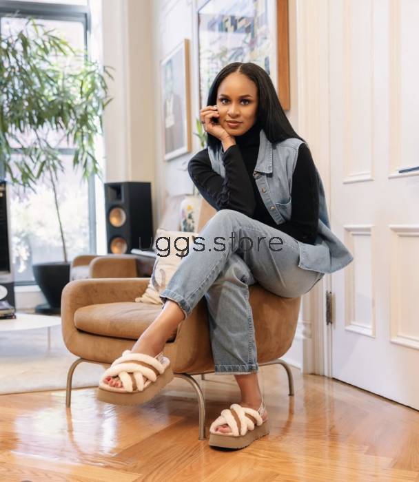 Disco Cross Slide Chestnut - uggs.store