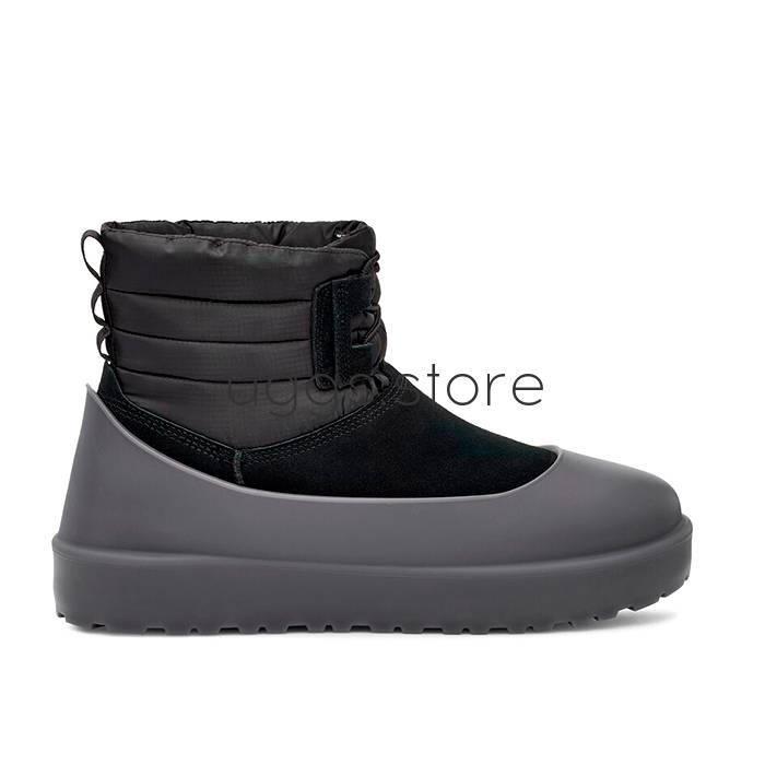 Classic Mini Lace-Up Weather Black - uggs.store