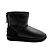 Classic Mini Zip Metallic Black (влагостойкие) - uggs.store