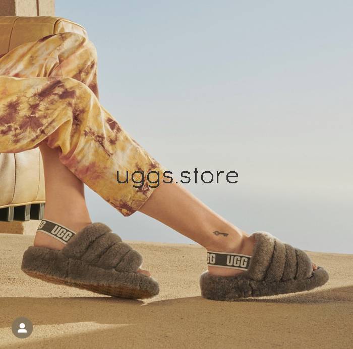 Сандали Fluff Yeah Slide Grey - uggs.store