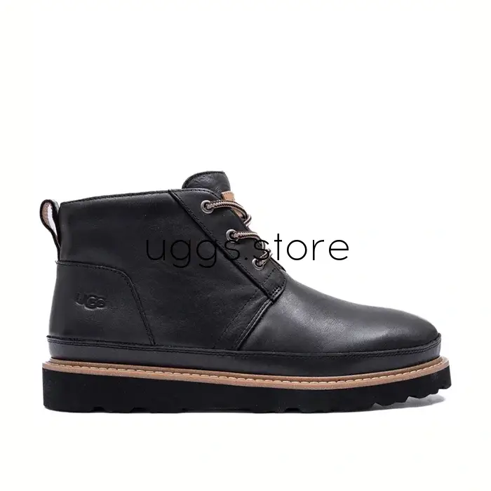 Neumel Gentlemen Leather Black - uggs.store