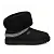 Classic Short Crescent Black - uggs.store