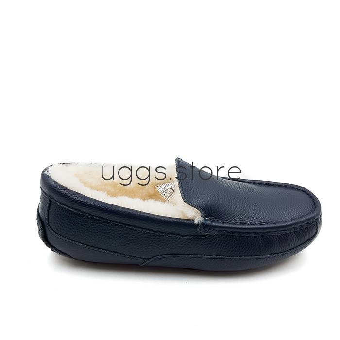 Мокасины Ascot Men's Leather Navy (кожа) - uggs.store