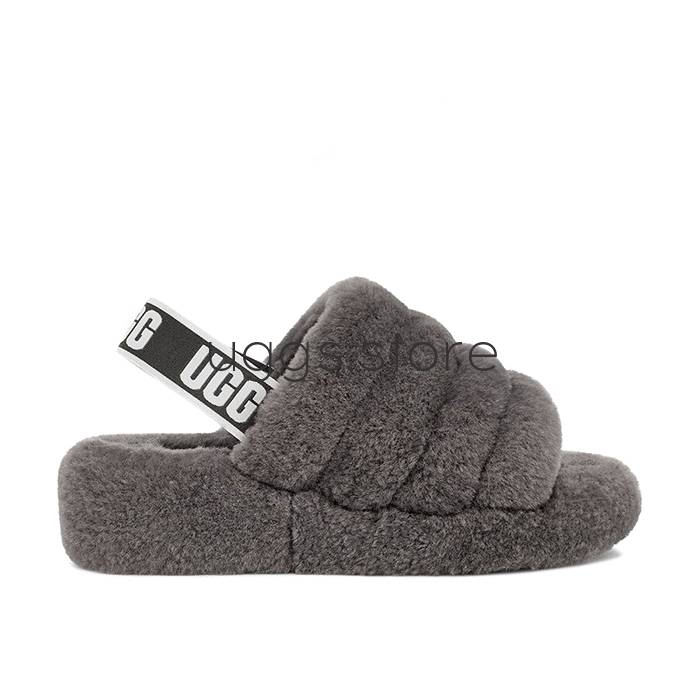 Сандали Fluff Yeah Slide Grey - uggs.store