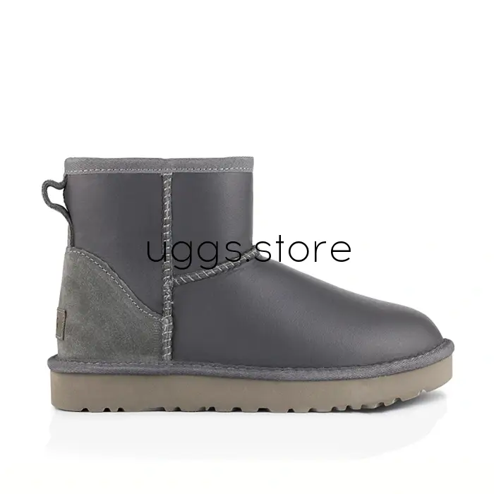 Classic Mini Metallic Men's Grey (влагостойкие) - uggs.store