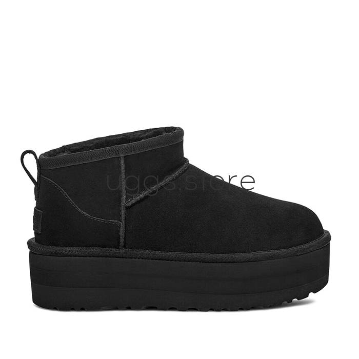 Classic Ultra Mini Platform Black - uggs.store
