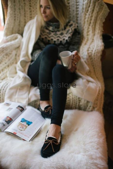 Мокасины Dakota Black - uggs.store