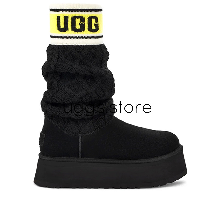 Classic Sweater Letter Black - uggs.store